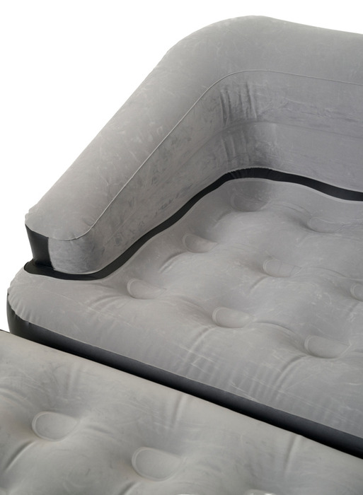 Oppblåsbar sofa/madrass 198 x 138 cm - Sunlife